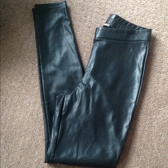 Express Pants - Express faux-leather black leggings